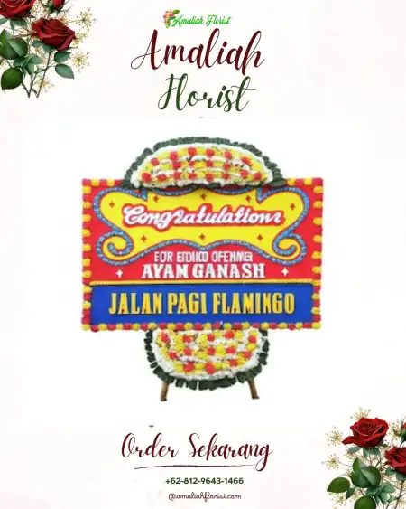Sewa Papan Bunga Gedung Rejo